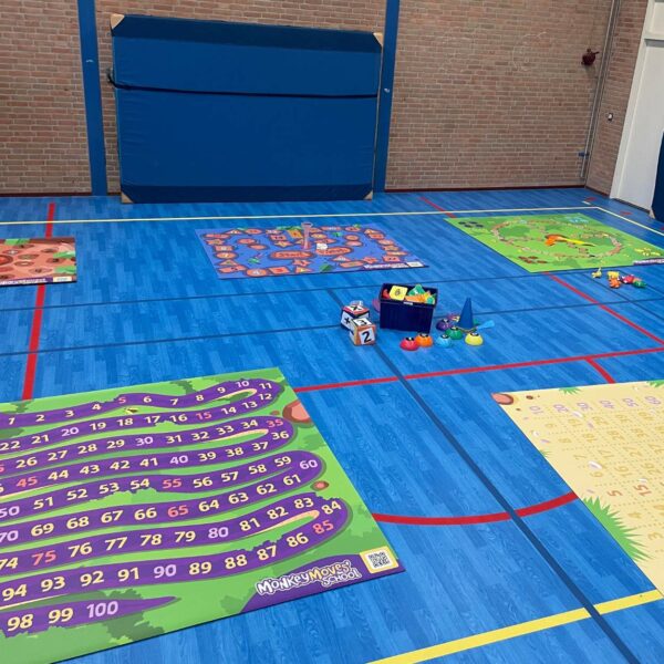 Monkeymoves school - pakketbundel (5 beweegmatten) - -1